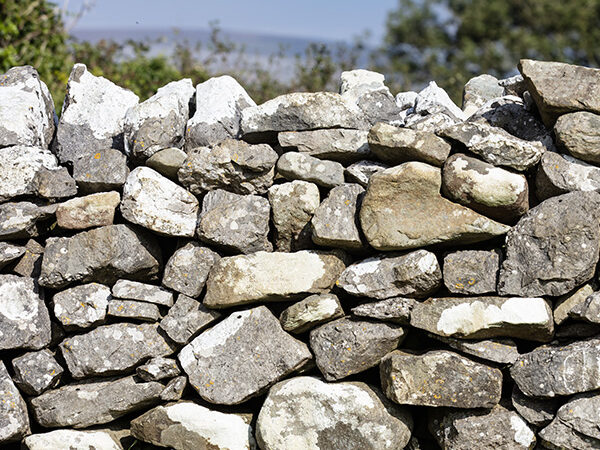 An old stone wall