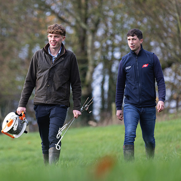 ABP Advantage team with young farmer